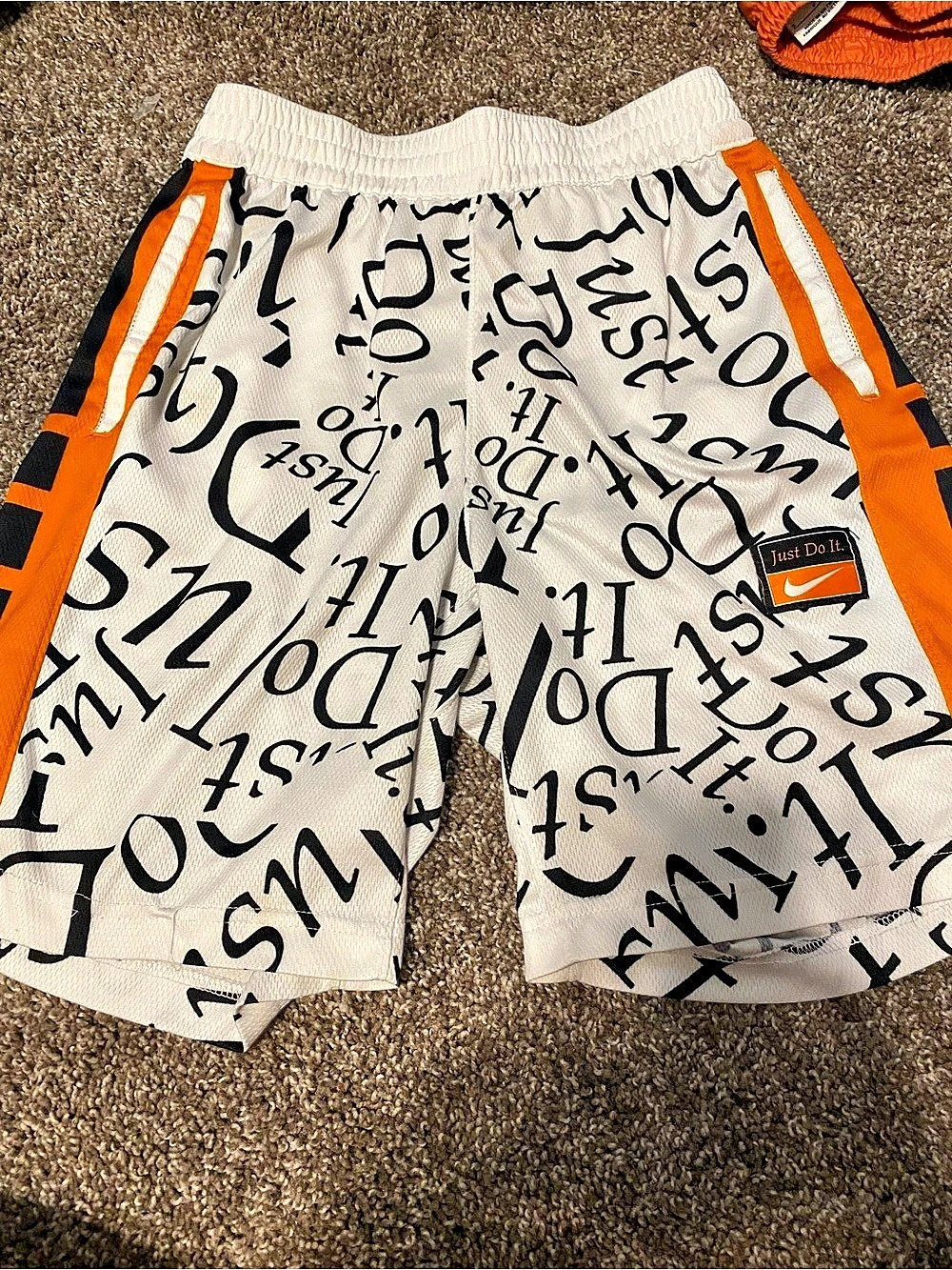 Nike Sportswear Just Do It All Over Print Mesh Shorts